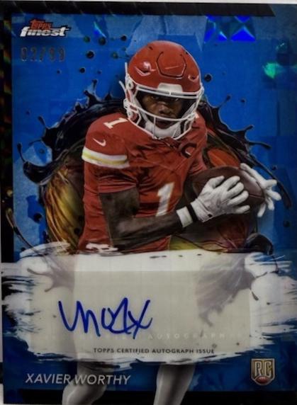Xavier Worthy [Blue Geometric Refractor] #RFA-XW