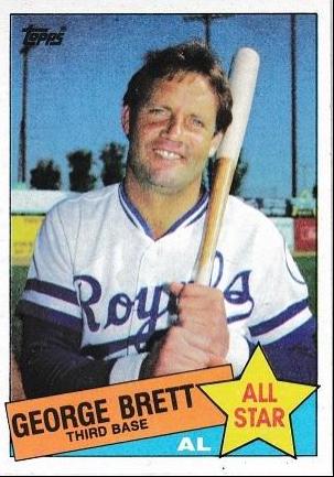 George Brett #703 Baseball Cards 1985 Topps