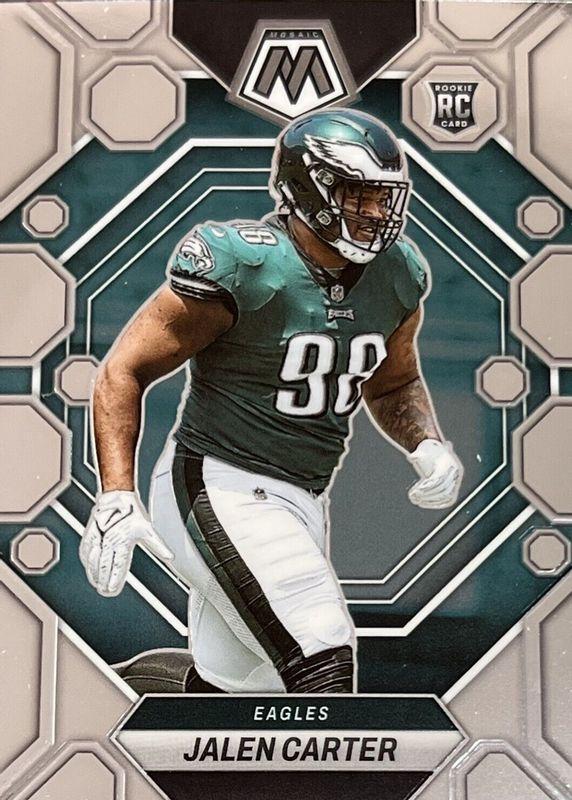 Jalen Carter #328 Football Cards 2023 Panini Mosaic