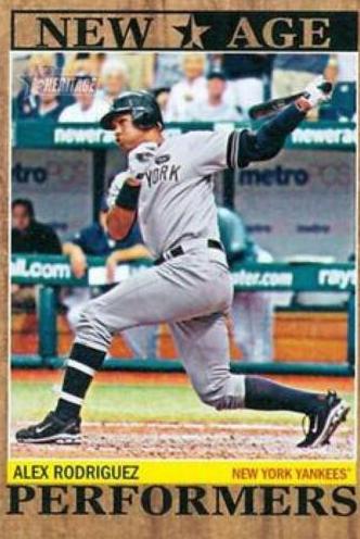 Alex Rodriguez #NAP-10 Baseball Cards 2011 Topps Heritage New Age Performers