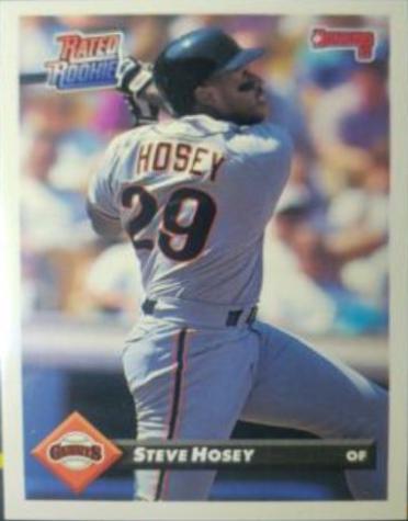 Steve Hosey #704 Baseball Cards 1993 Donruss