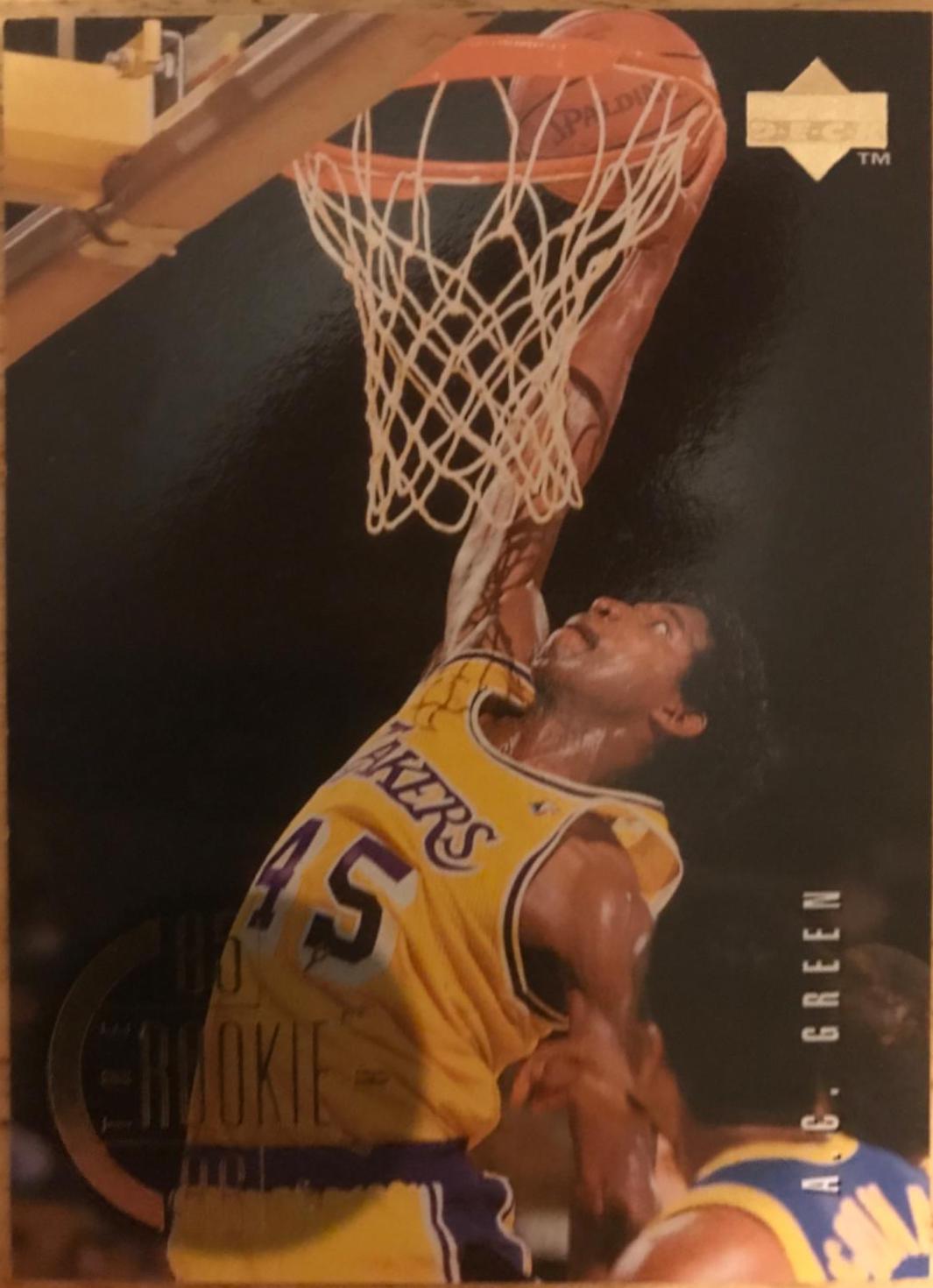 A.C. Green #141 Basketball Cards 1995 Upper Deck