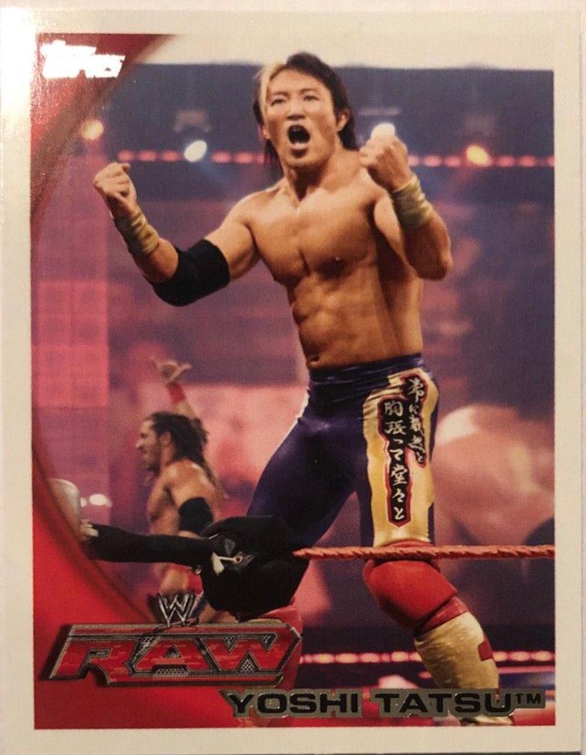 Yoshi Tatsu #7 Wrestling Cards 2010 Topps WWE
