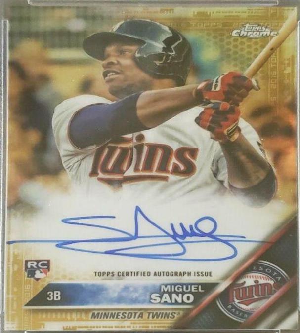 Miguel Sano [Gold Refractor] #RA-MS