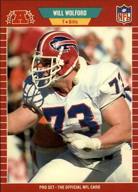 Will Wolford #33 Football Cards 1989 Pro Set