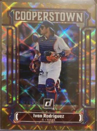Ivan Rodriguez #CT1 Baseball Cards 2023 Panini Donruss Cooperstown
