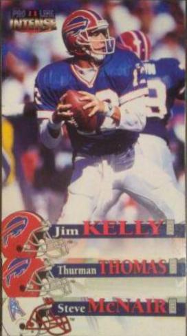Jim Kelly #4 Football Cards 1996 Pro Line