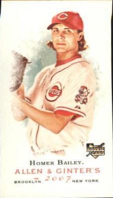 Homer Bailey [Mini Allen & Ginter Back] #114
