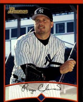 Roger Clemens #90 2001 Bowman Baseball