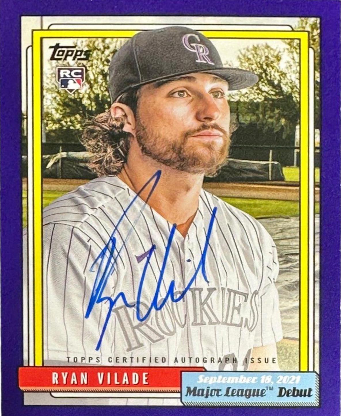 Ryan Vilade [Purple] #72DB-RV