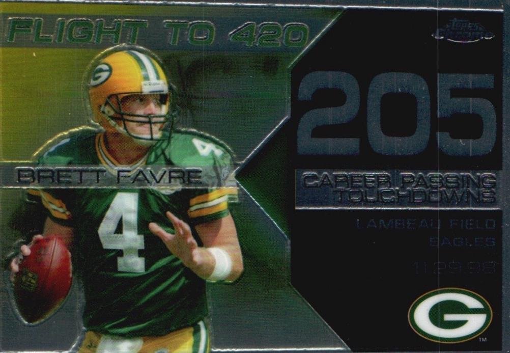 Brett Favre #BFC205 2008 Topps Chrome Brett Favre Collection Football
