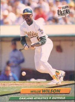 Willie Wilson #429 1992 Ultra Baseball
