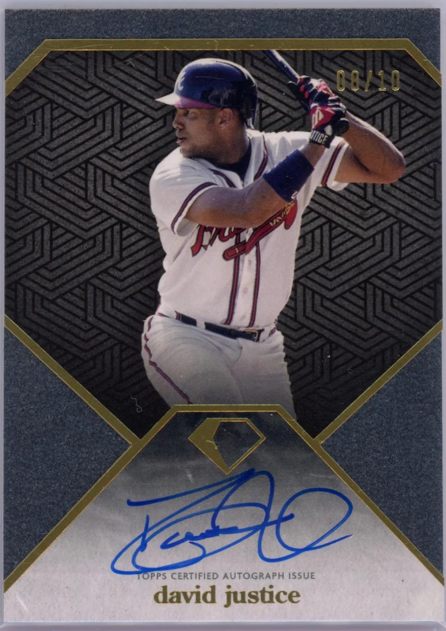 David Justice [Black] #DIA-DJ