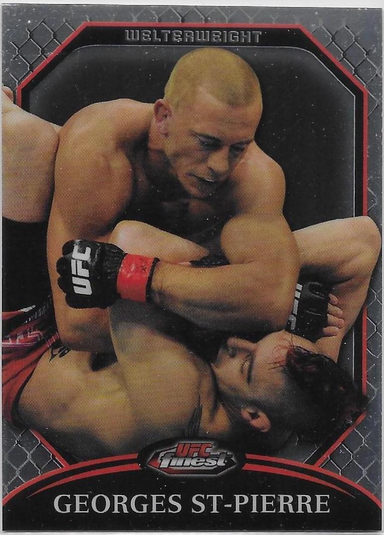 Georges St Pierre #100 Ufc Cards 2011 Finest UFC
