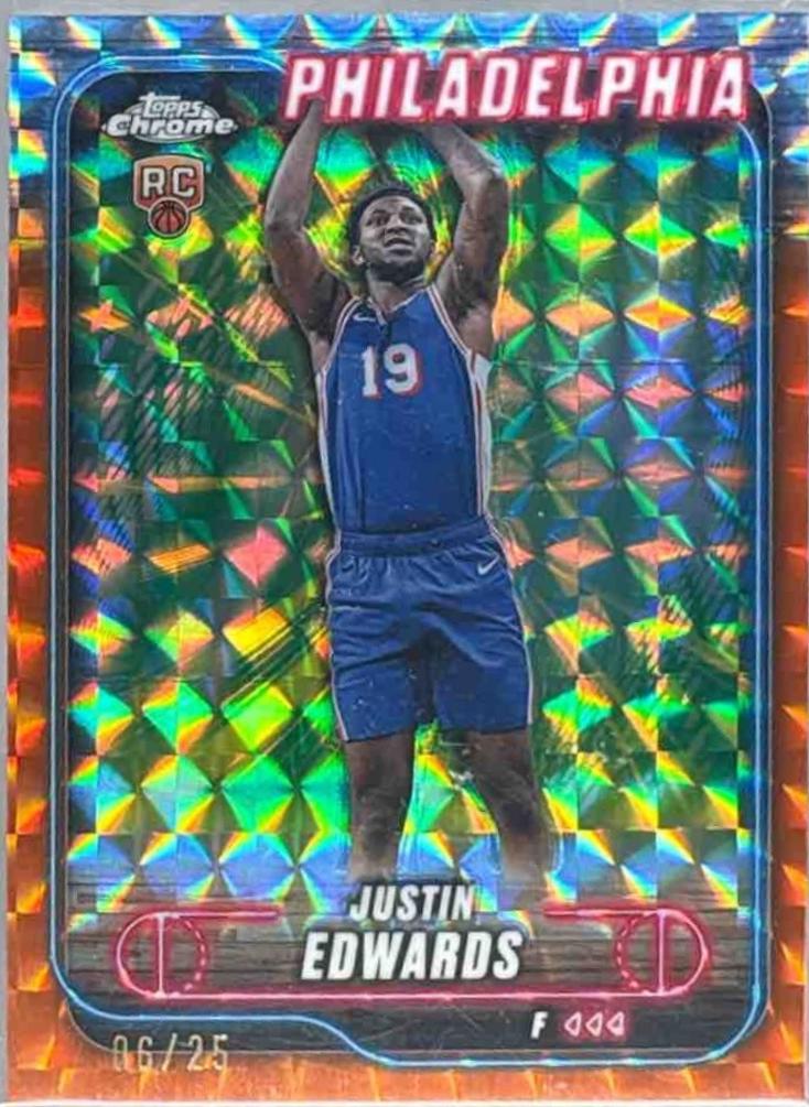 Justin Edwards [Geometric Orange Refractor] #161