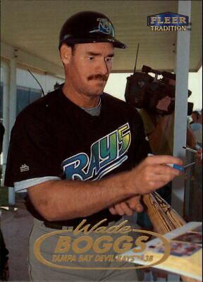Wade Boggs #372 Baseball Cards 1998 Fleer