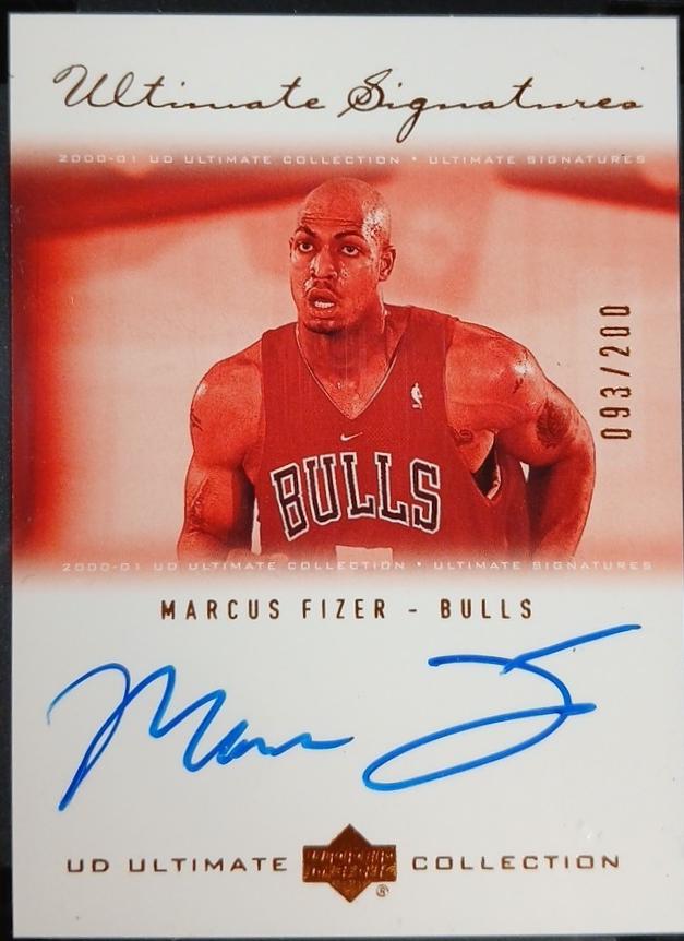 Marcus Fizer #MF-B 2000 Upper Deck Ultimate Collection Signatures Basketball