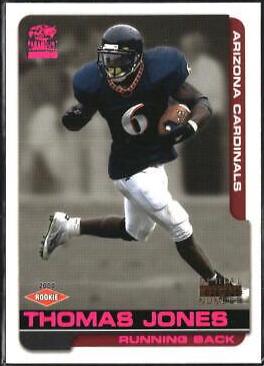 Thomas Jones #2 Football Cards 2000 Pacific Paramount