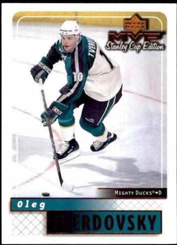Oleg Tverdovsky #4 Hockey Cards 1999 Upper Deck MVP Stanley Cup Edition