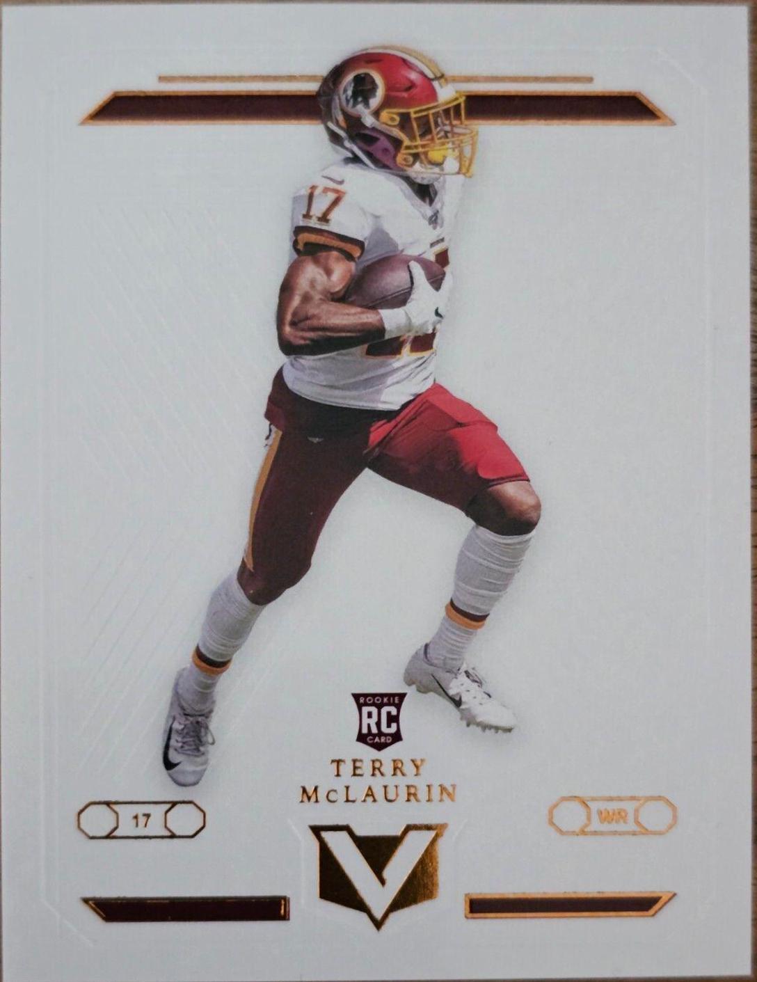 Terry McLaurin #V-16 Football Cards 2019 Panini Chronicles Vertex