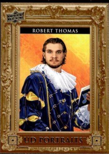 Robert Thomas #P-1 Hockey Cards 2023 Upper Deck UD Portraits