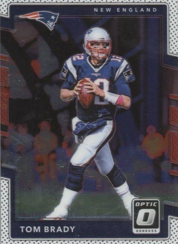 Tom Brady #1 Football Cards 2017 Panini Donruss Optic