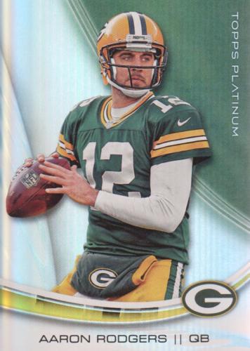 Aaron Rodgers #19 Football Cards 2013 Topps Platinum
