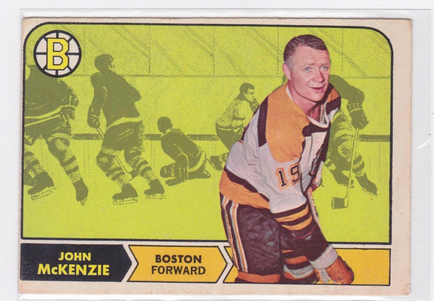 John McKenzie #9 Hockey Cards 1968 O-Pee-Chee