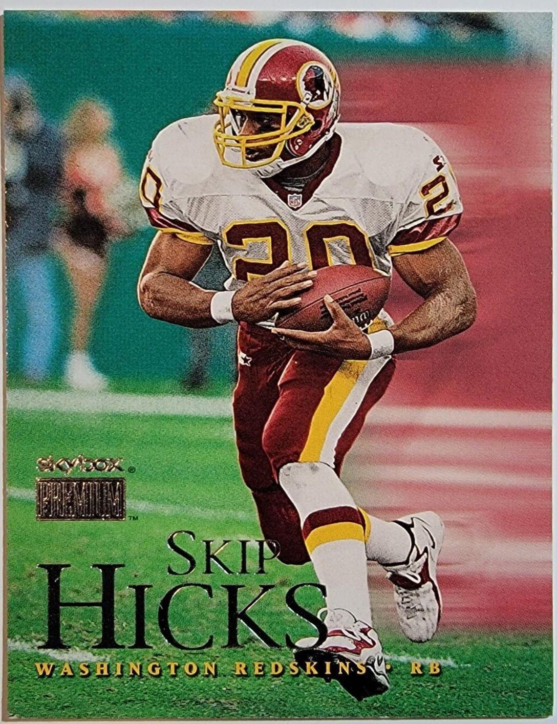 Skip Hicks #40 Football Cards 1999 Skybox Premium