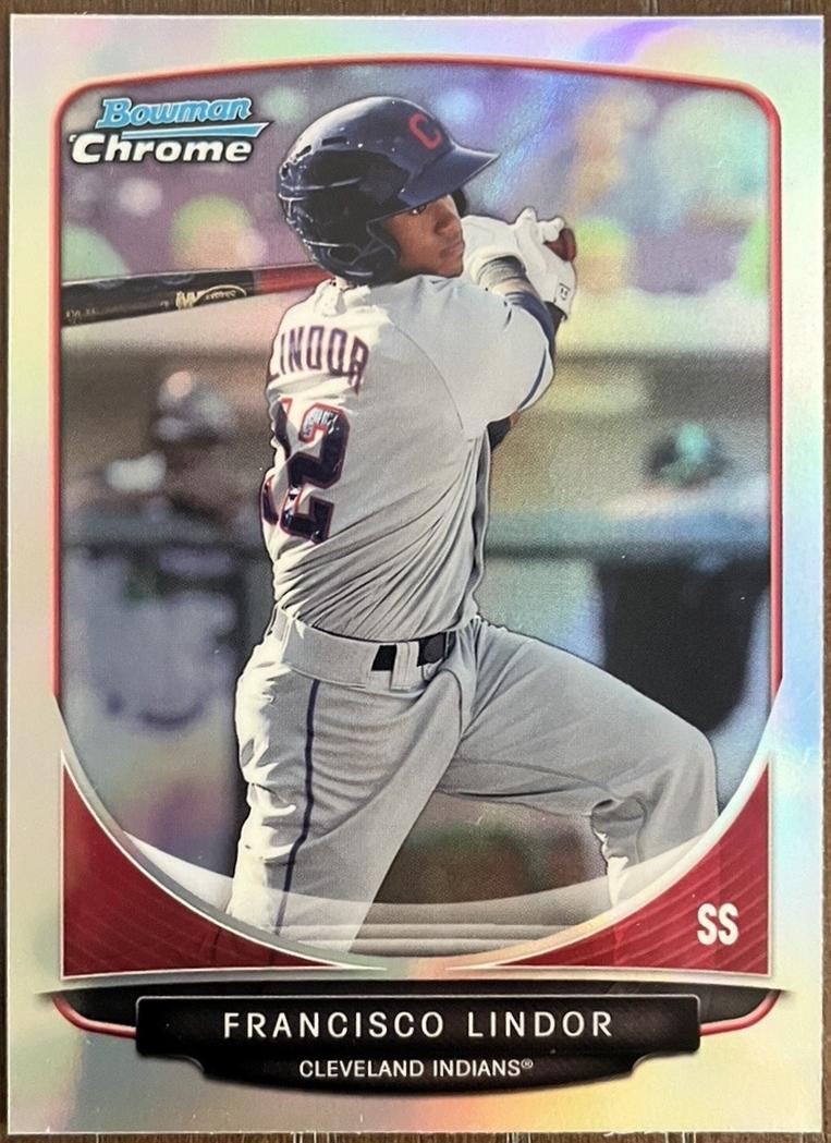 Francisco Lindor #BDPP53 2013 Bowman Chrome Draft Picks & Prospects Baseball