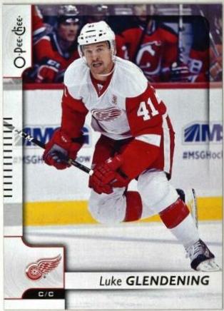 Luke Glendening #428 Hockey Cards 2017 O Pee Chee