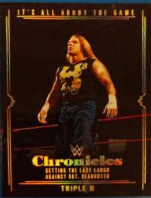 Triple H #HHH-11 Wrestling Cards 2022 Panini Chronicles WWE It's All About the Game