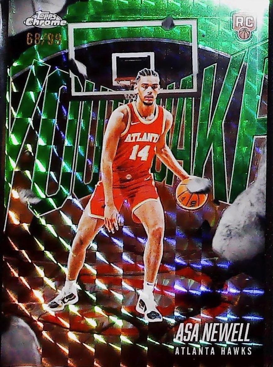 Asa Newell [Refractor Green Geometric] #YQ-14