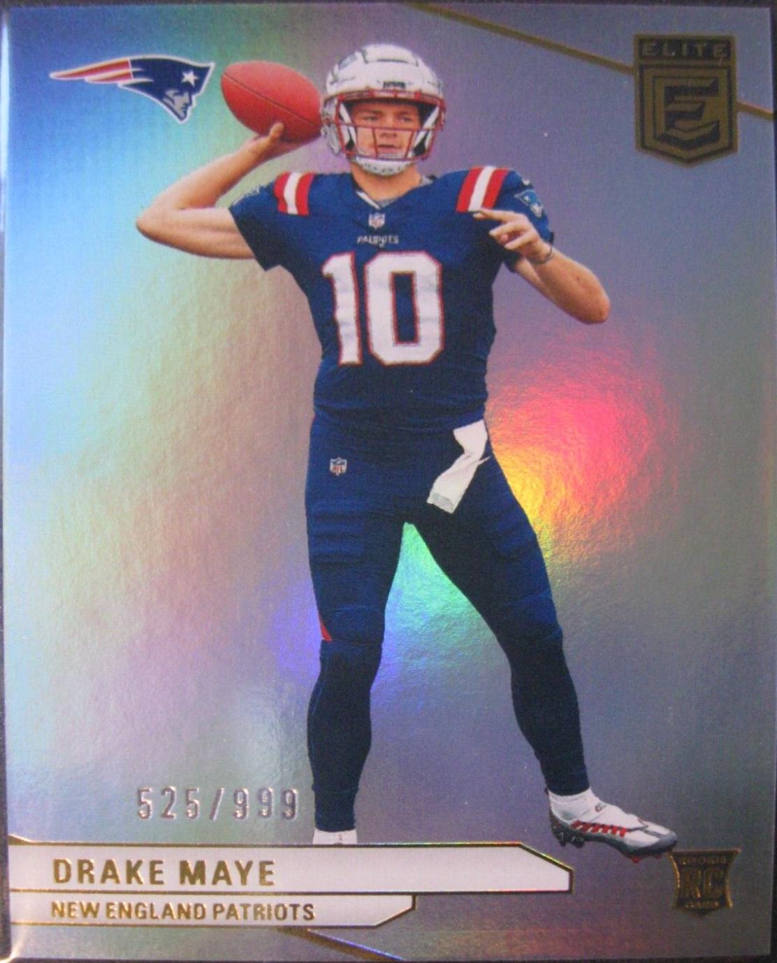 Drake Maye #185 Football Cards 2024 Panini Donruss Elite