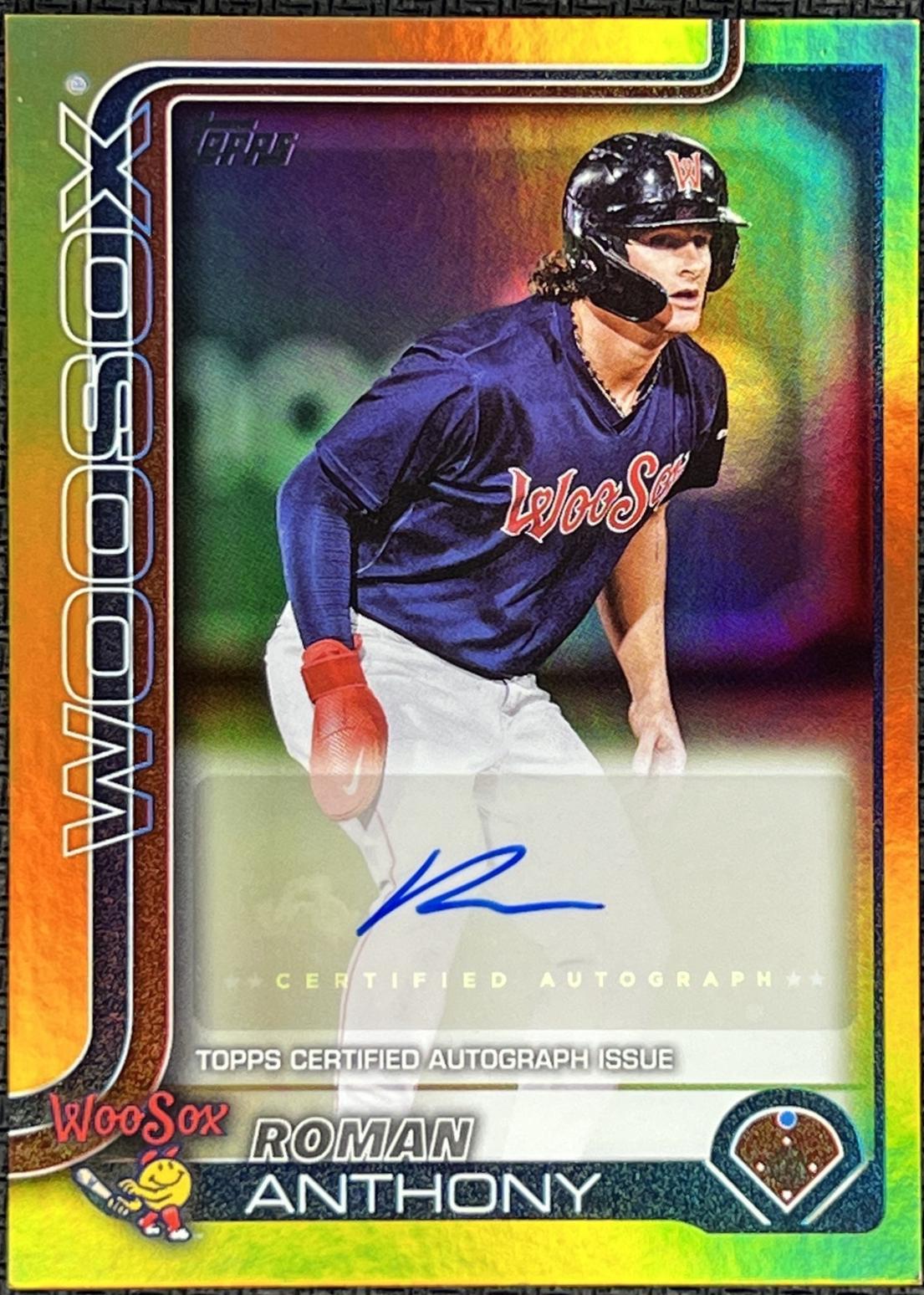 Roman Anthony [Gold Autograph] #PD-12 Prices | 2025 Topps Pro Debut ...