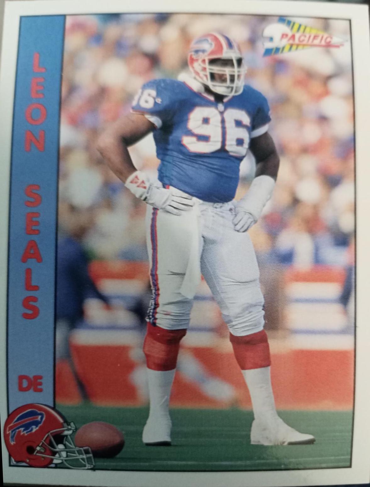 Leon Seals #20 Football Cards 1992 Pacific