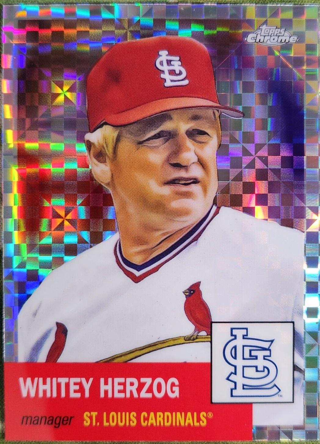 Whitey Herzog [Xfractor] #338