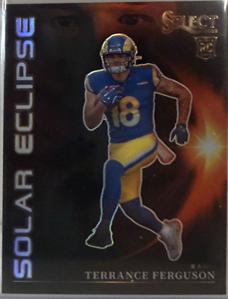 Terrance Ferguson #14 2025 Panini Select Football Solar Eclipse