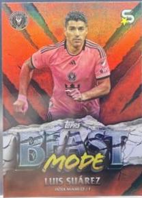 Luis Suarez #BM-12 Soccer Cards 2024 Topps Superstars MLS Beast Mode