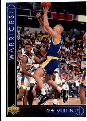 Chris Mullin #92 Basketball Cards 1993 Upper Deck