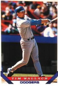 Tim Wallach #127T Baseball Cards 1993 Topps Traded