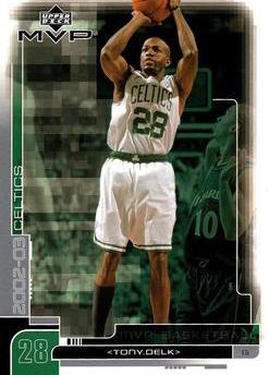 Tony Delk #11 Basketball Cards 2002 Upper Deck MVP