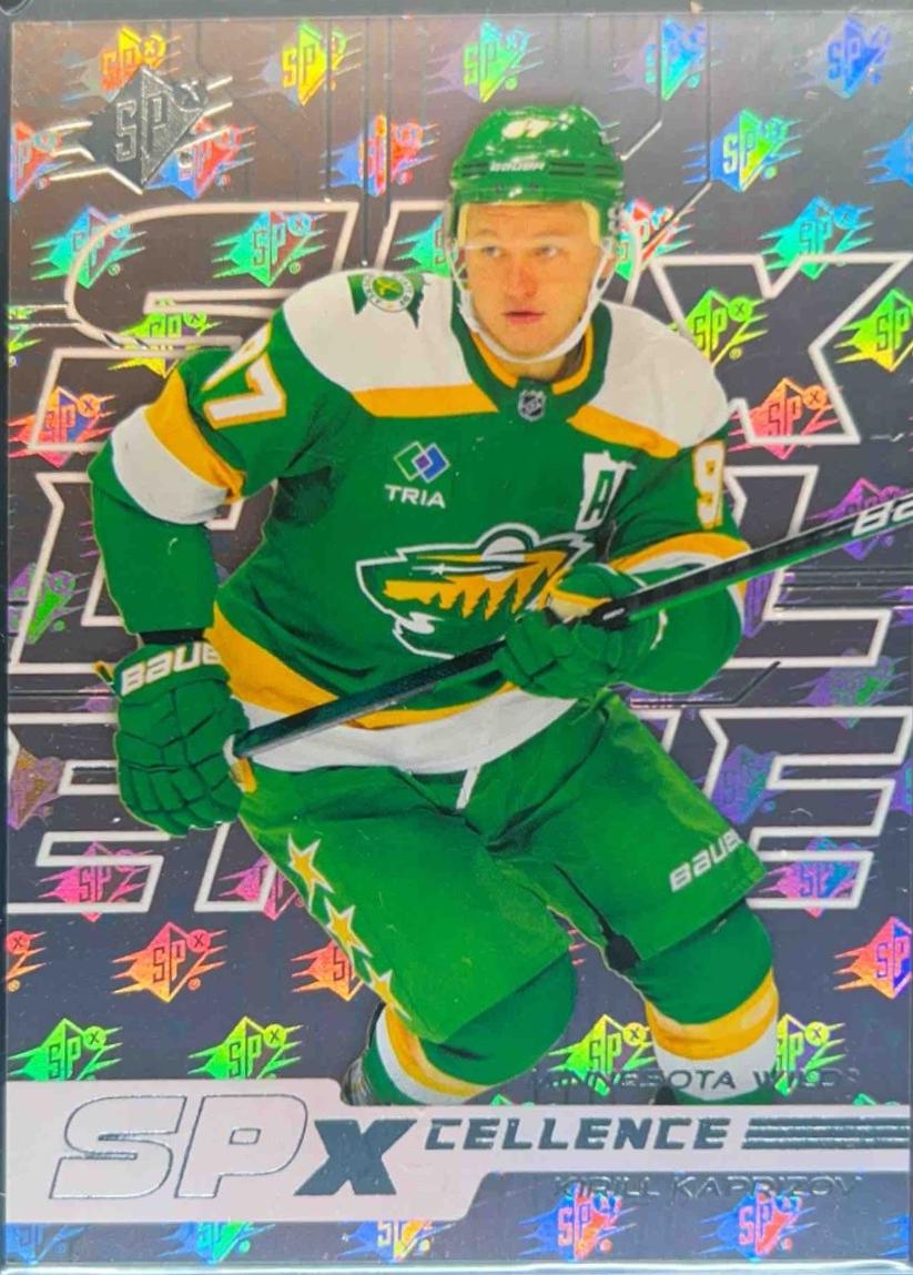 Kirill Kaprizov #XC-KK Hockey Cards 2024 SPx SPxCellence