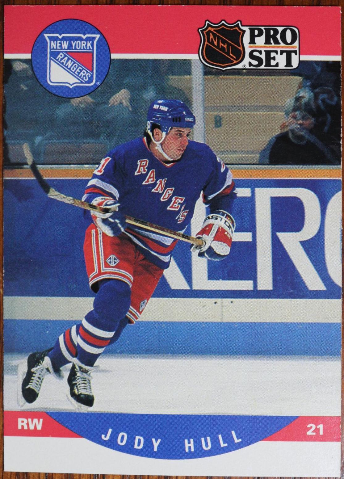 Jody Hull #490 Hockey Cards 1990 Pro Set