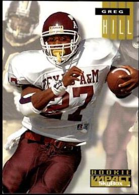Greg Hill #297 Football Cards 1994 Skybox Impact