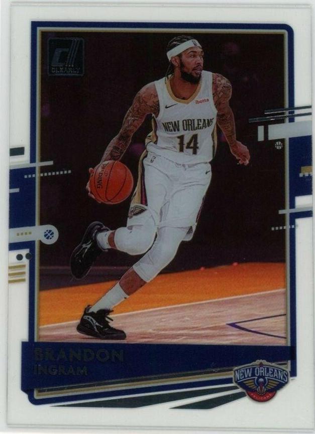 Brandon Ingram #5 Basketball Cards 2020 Panini Clearly Donruss