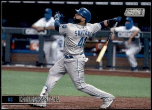 Carlos Santana #190 2021 Stadium Club Baseball