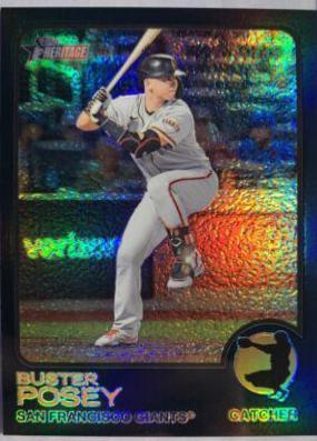 Buster Posey [Chrome Black Border Refractor] #13