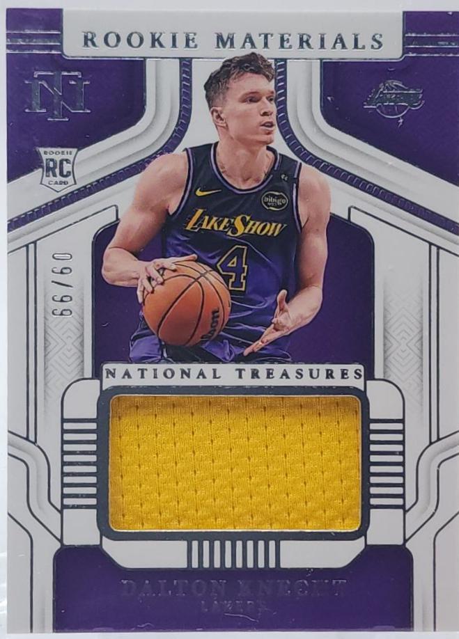 Dalton Knecht #13 2024 Panini National Treasures Rookie Materials Basketball