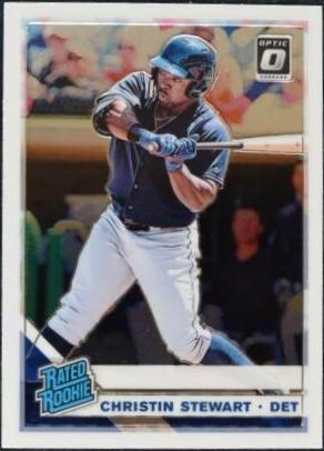 Christin Stewart #32 Baseball Cards 2019 Panini Donruss Optic